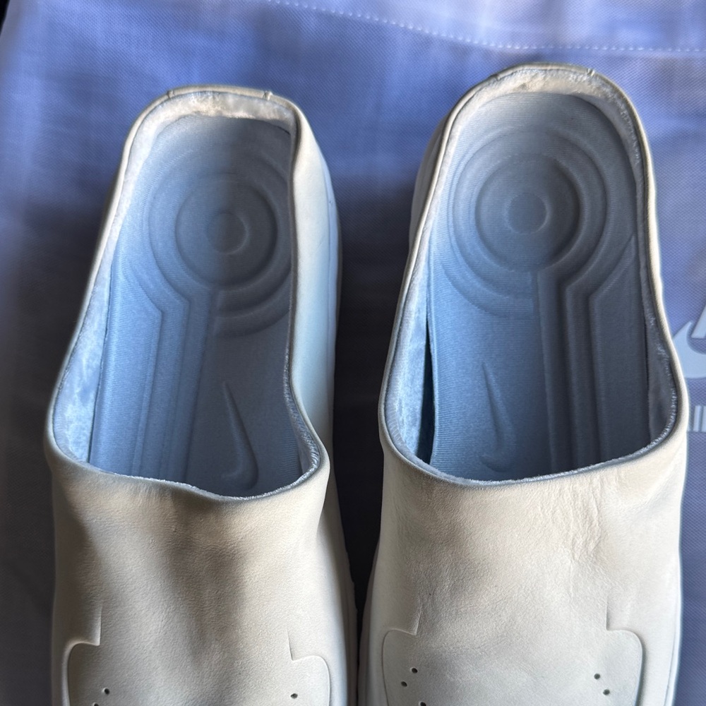 Nike Air Force 1 White Slip-On Loafers - Picture 3 of 6